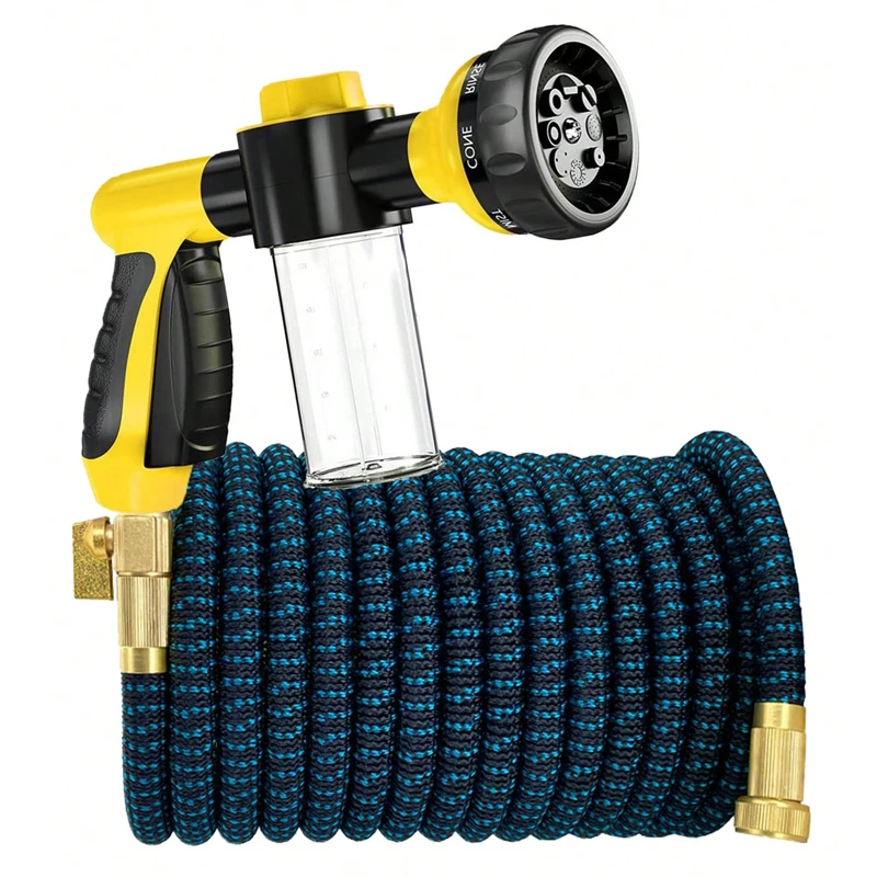 

Hot Selling 25FT-10FT Garden Hose Expandable Magic Water Pipe, High-Pressure Foam Water Gun, Garden Irrigation Supplies