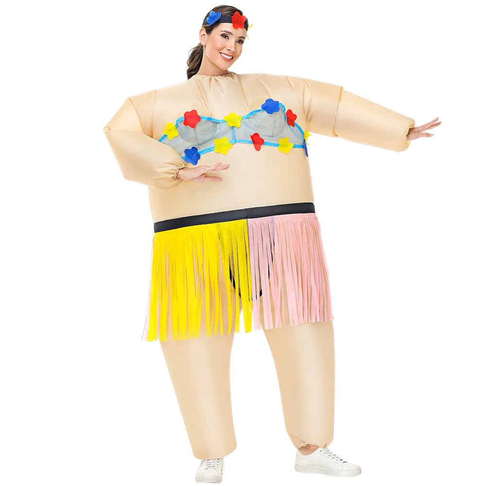 Adult Funny Ballet Inflatable Costume For Men Women Carnival Purim Fancy Dress Suits Halloween Mascots Cosplay Costumes