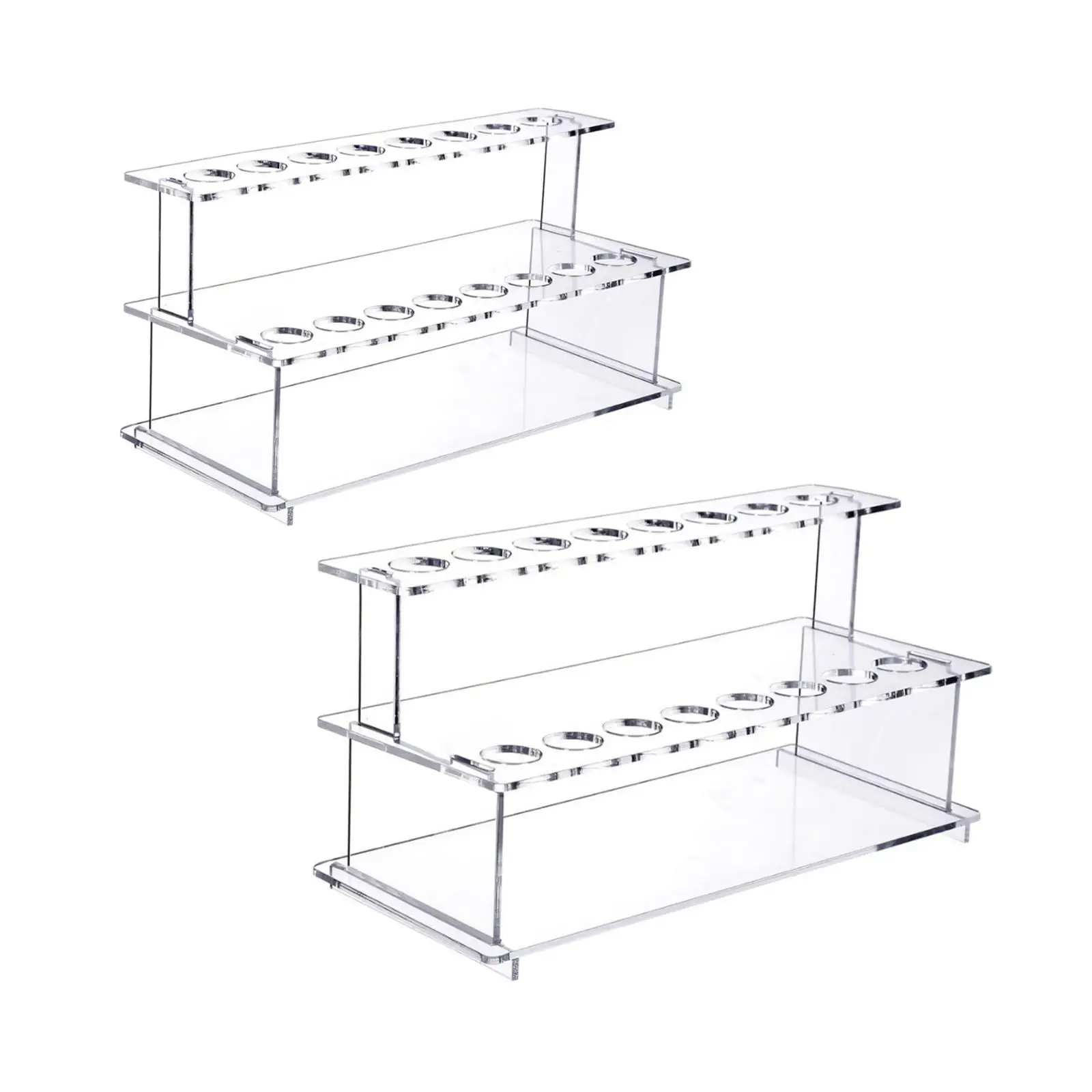 

Стойка для винной бутылки, съемный декоративный прозрачный 2-уровневый органайзер для лестницы для витрины, вечеринки в отеле, бутик-бар