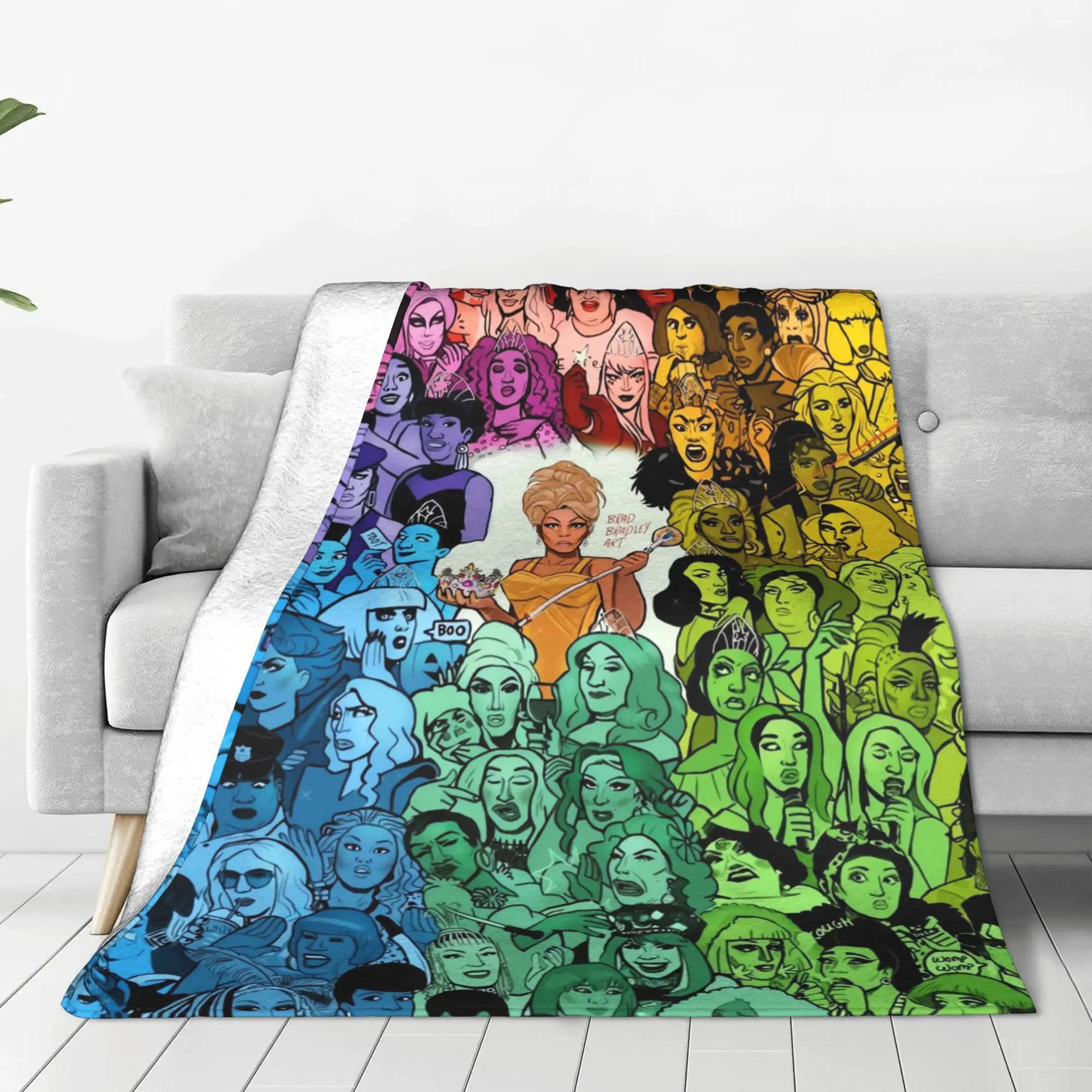 Customize The Drag Race Family Soft Blanket for Movie Nights Weekend Relaxation Coffee Breaks and Creating a Cozy Lifestyle Home