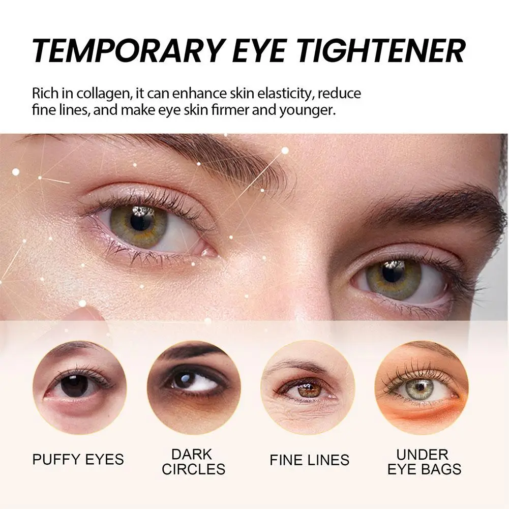 Raffermissant Temporaire Instantané pour les Yeux, Déformable, Hydratant Longue Durée, Questionà Utiliser