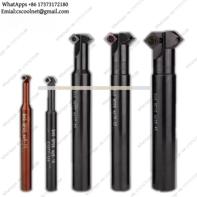 Front Back Deburrer Double Angular Chamfering Cutter 90 Degree Metal Hole Internal Burr Removal CNC Tool
