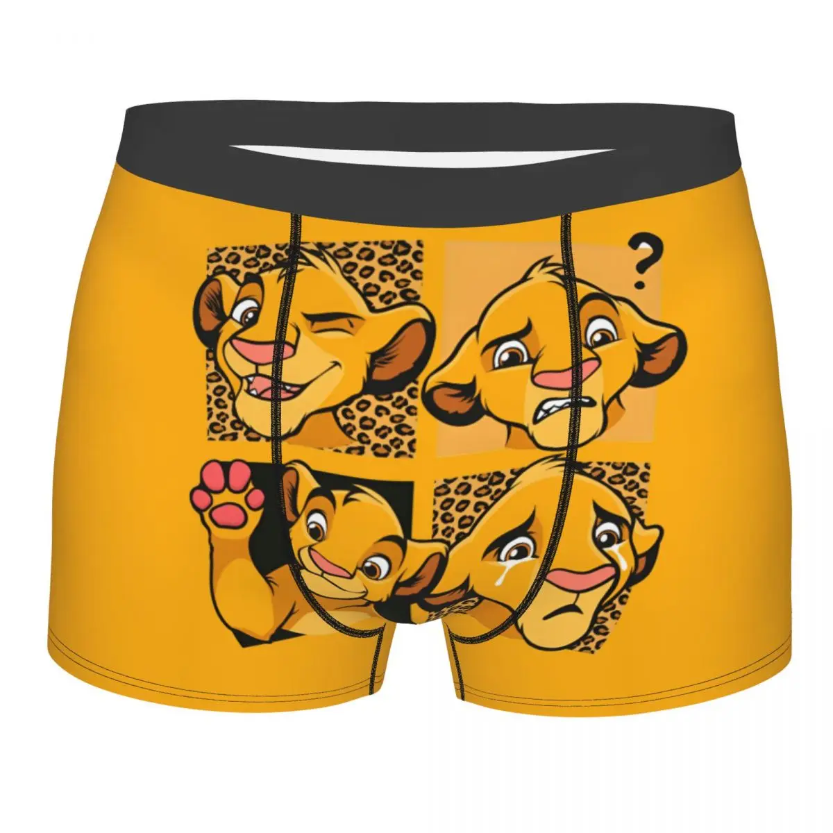 

Custom The Lion King Boxer Shorts For Homme 3D Print Anime Underwear Panties Briefs Soft Underpants