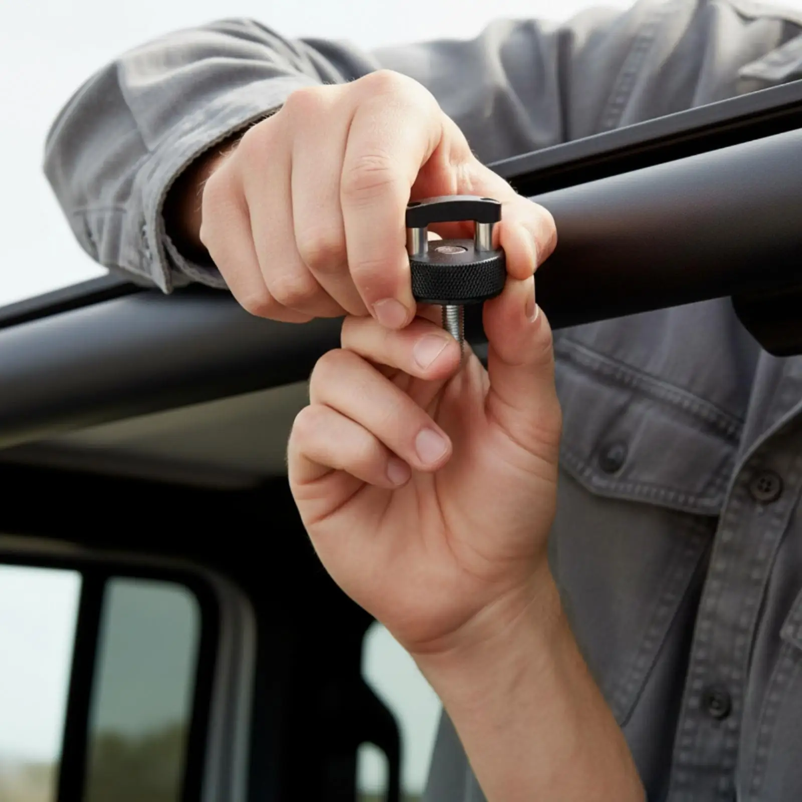 3 Pieces Easy-Grip Hardtop Quick Release Fastener High-Strength Quick-Release