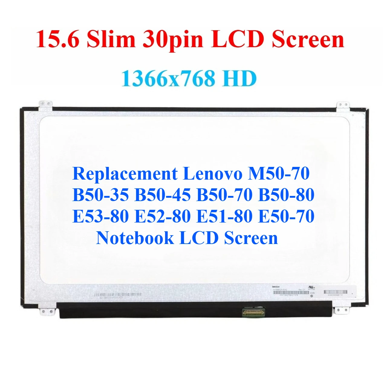 

Для Lenovo M50-70 B50-35 B50-45 B50-70 B50-80 E53-80 E52-80 E51-80 E50-70 ЖК-экран ноутбука