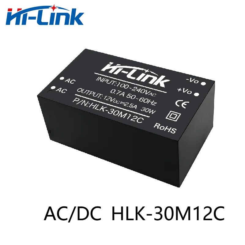 Freies verschiffen Hallo-Link AC-DC 12V 30W 2,5 A ausgang HLK-30M12C ultra-kleine mini größe hohe zuverlässigkeit