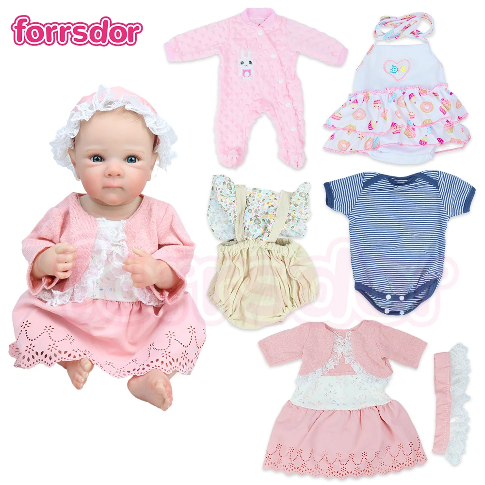 Nieuwe Pop Kleding Past Fit Voor 48-50 Cm Babypop 18-20 Inch Reborn Babypop Kleding Accessoires kleding Pak Voor Generatie Pop