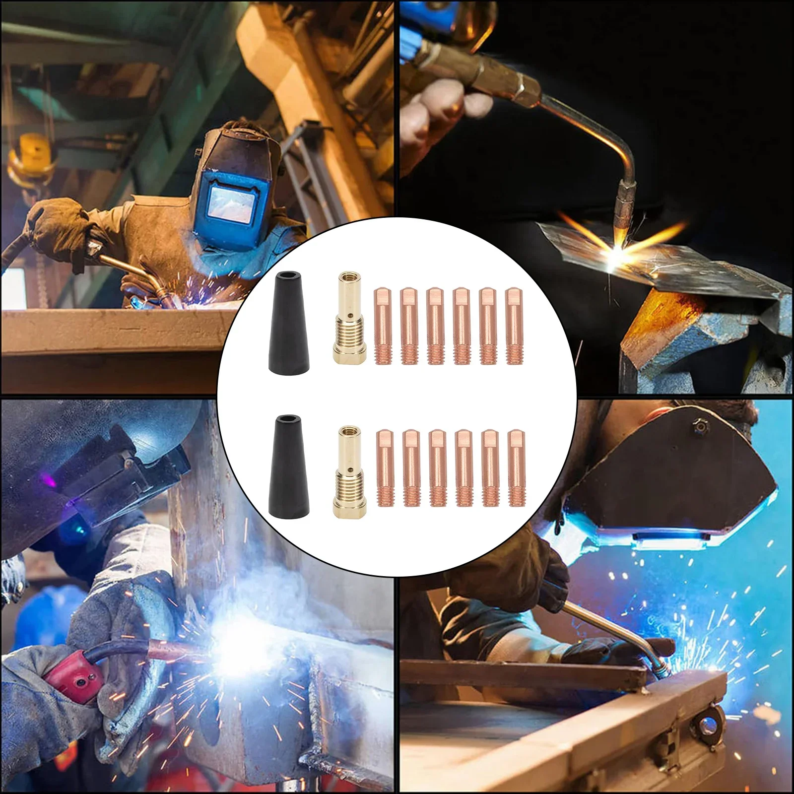 

Home Welding Projects Flux Core Tips Brass Connecting Rods For Welders Replacement Tips Includes Brass Connecting Rods