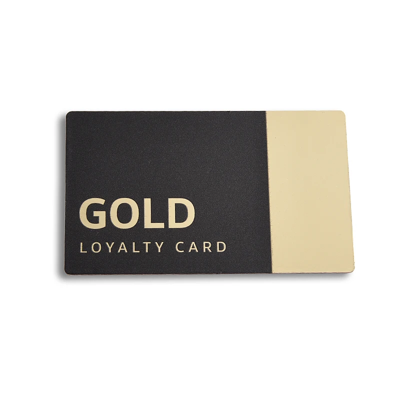 Customized product、High End Metal Type Name Gold Loyalty Card Stainless Steel Metal Business Card