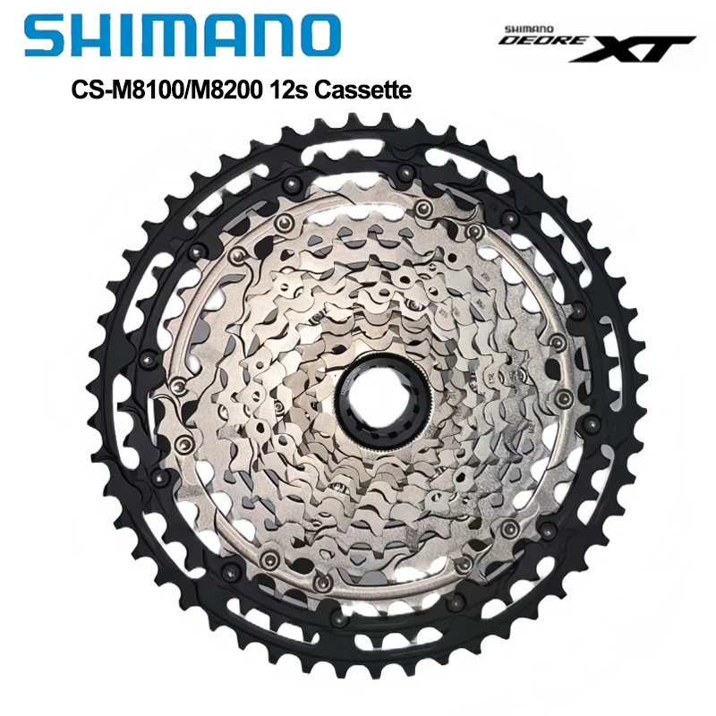 

Shimano DEORE XT CS-M8100 M8200 Cassette 9-45T/10-45T/10-51T 12Speed For Mountain Bike Bicycle Part MTB Cassette Original
