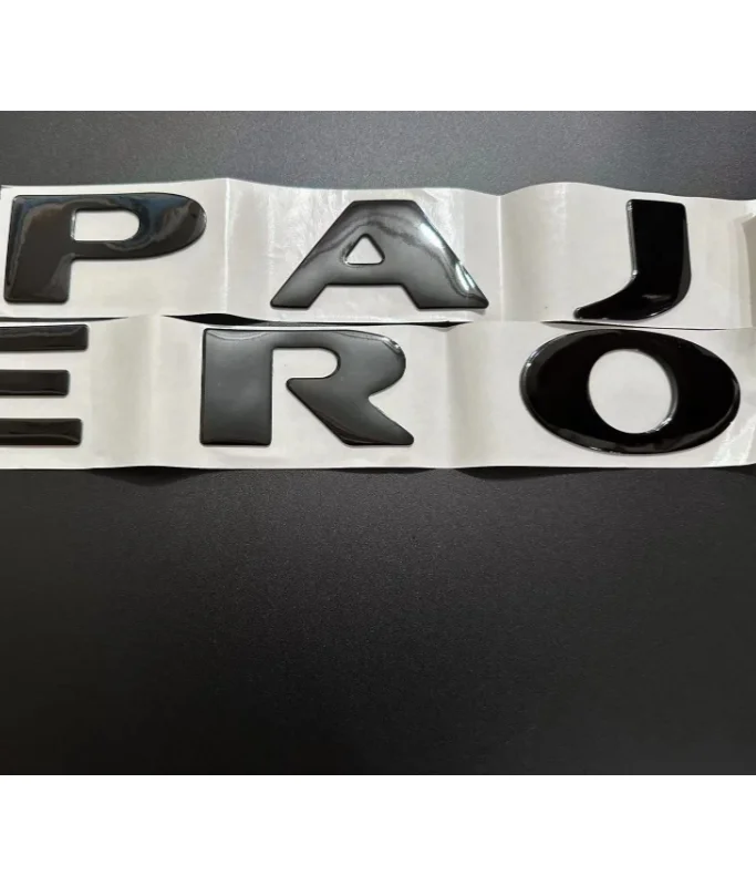 Big Size for Mitsubishi  PAJERO V73 V75 V77 V93 V97 Front Bonnet Emblem Car Styling 3D Badge Decals Sticker Accessories