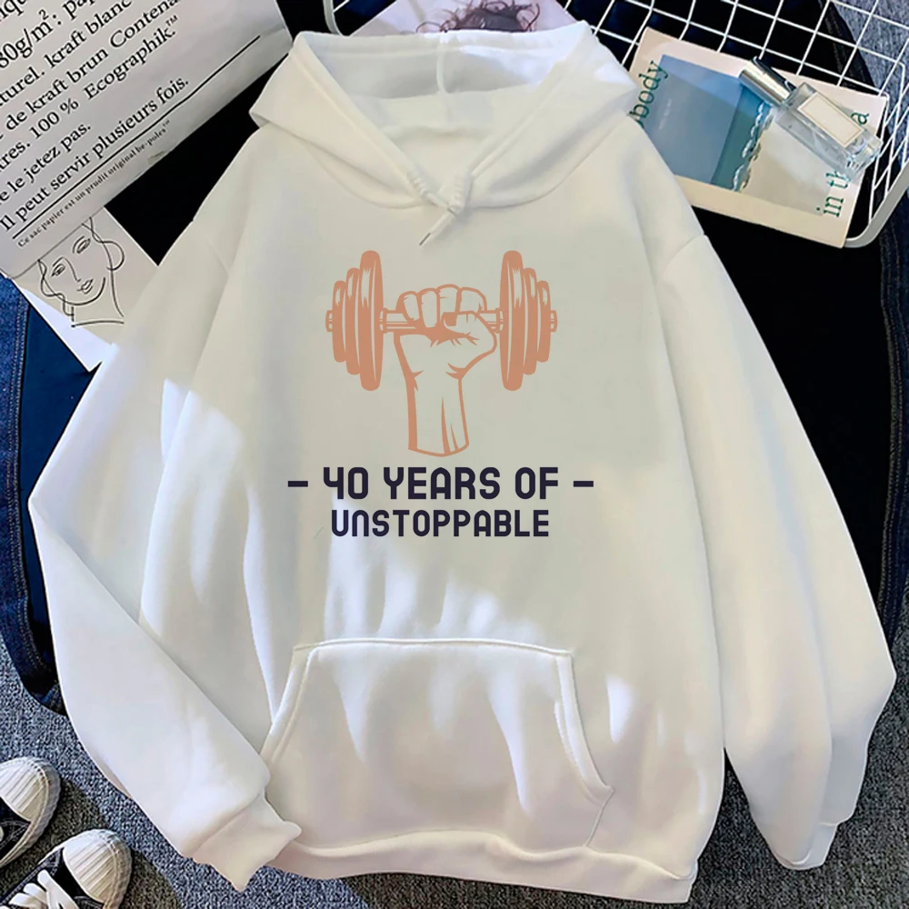 Sweats à capuche Anime de style coréen pour femmes, chemises de protection, sweat à capuche des années 90, 40 ans, 40e anniversaire, 2023