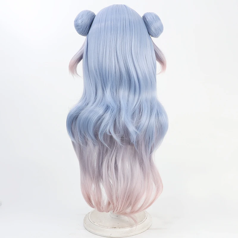 NIJISANJI Virtual YouTube Aoi Sakura Cos Cosplay Wig Halloween Carnival Party Prop Synthetic Hair Heat Resistant Fiber + Wig Cap