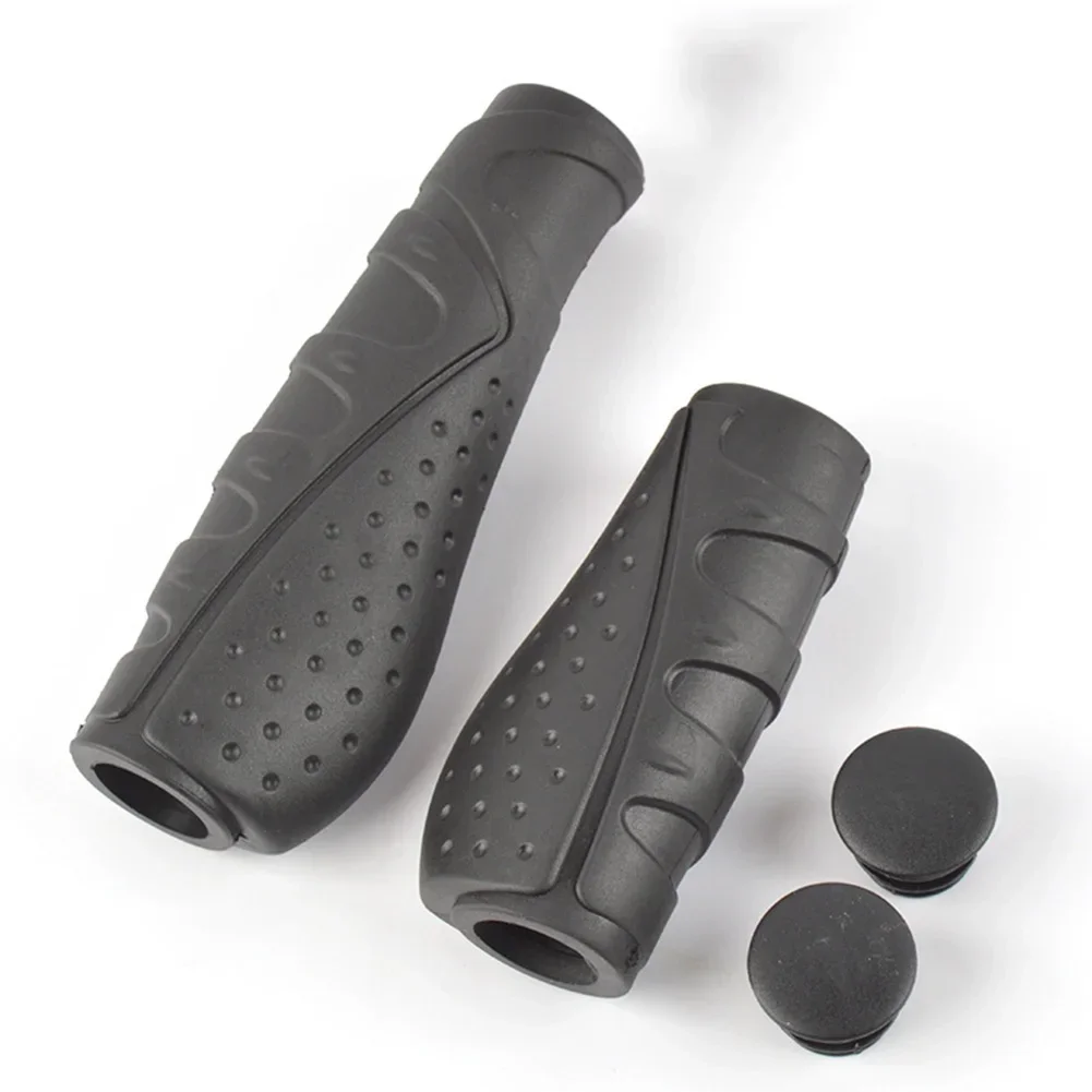 1Pair Bike Handlebar Grips Hot Sale Mountain Bicycle Folding Bike Long/Short Shift Wide Palm Rest Handle Grips 130/90mm Replace