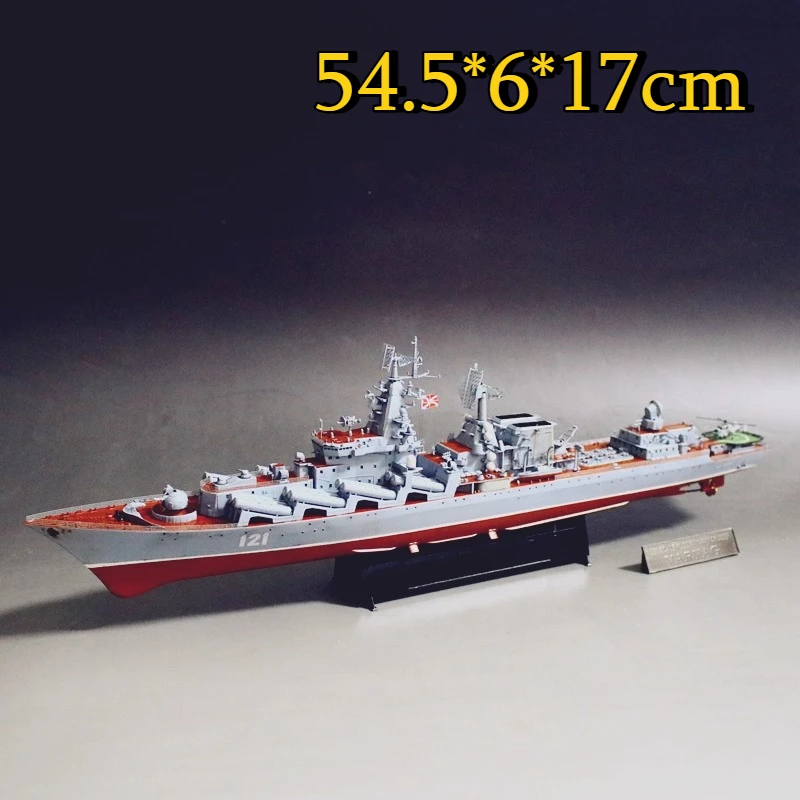 

Russian Glory Class Missile Cruiser Moscow 1/350 Plastic Static Warship Model Nautical Collection Boat Gift Ship Model Ornament