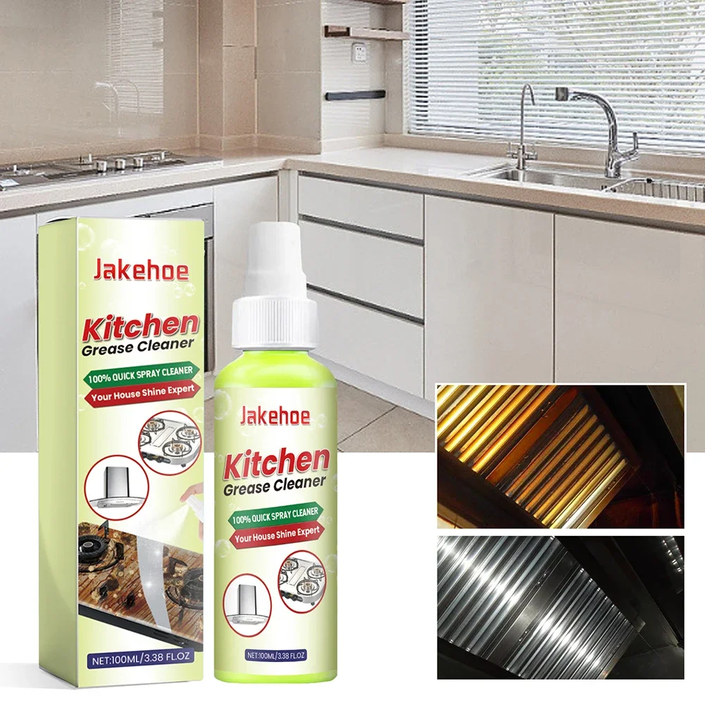 Kitchen Grease Cleaner Lasting Effect Heavy Oil Cleaner Powerful Stain Removal Liquid for Pot Pan