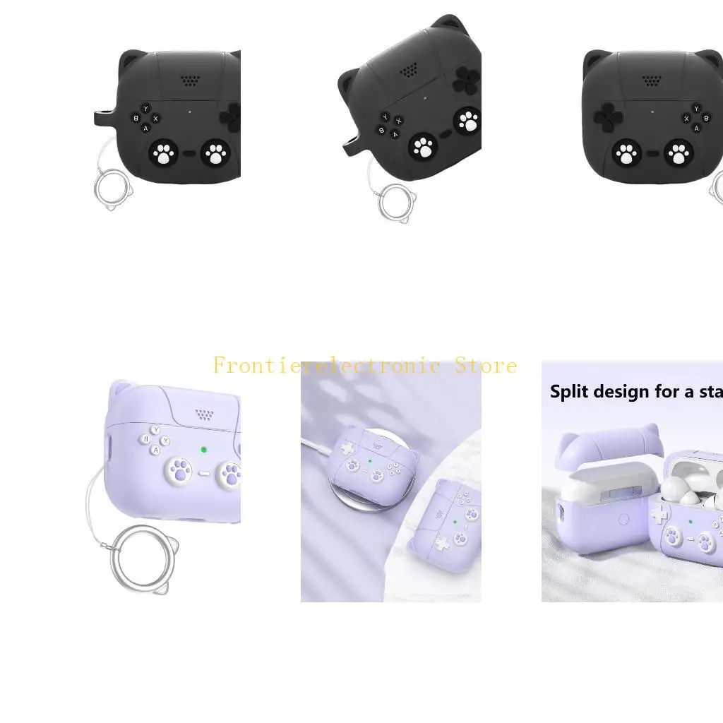 

G8DB Enhances Protecting Silicone Earphone Case for Pods 4 Efficient Charging with Precise Fit Earphones Case