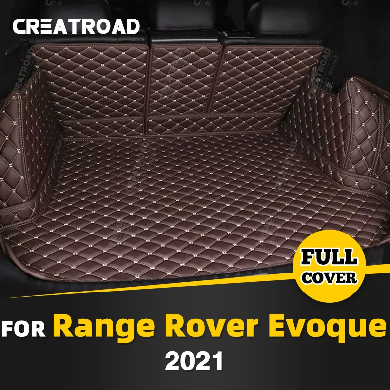 

Auto Full Coverage Trunk Mat For Landrover Evoque 2021 Car Boot Cover Pad Cargo Liner Interior Protector Accessories