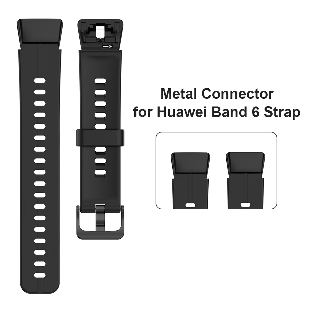 Uhr Strap Stecker Adapter Link Befestigung Stecker Metall Befestigung für Huawei Band 6/Honor Band 6