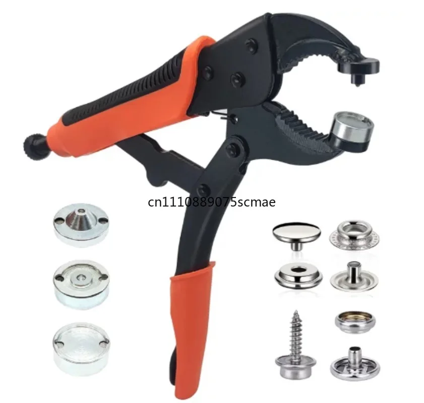 201 Stainless Steel Rust Proof Fixed Four Fold Buckle Pliers and Buttons Installation Tool