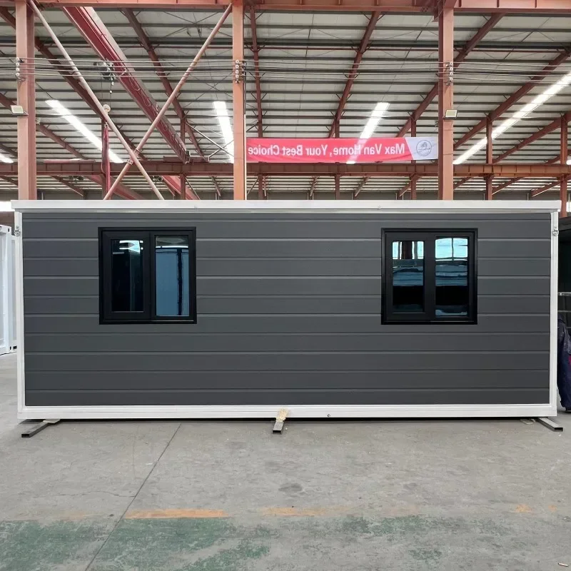 Cost-Effective Prefab Container House Expandable Modular Home 2 Room Mobile Steel Tiny House Ready Made for Family Living