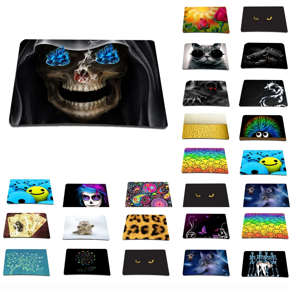 Gaming Mouse Pad Print Non-Slip Keyboard Mousepad Gamer Professional Waterproof Mouse Mat Small Desk Mats Gaming Accessories