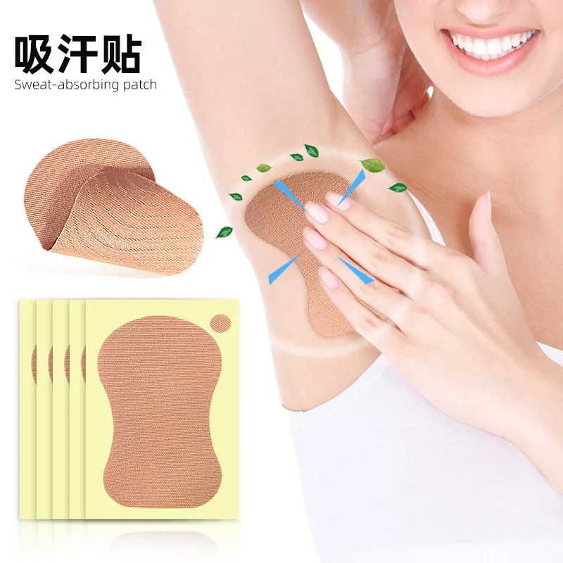 

5/10/15/20pcs Underarm Absorb Sweat Patch Ultrathin Disposable Absorbing Sticker Invisible Self-adhesive Antiperspirant Patch