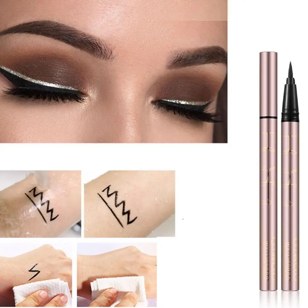 Non Smudge Waterproof Liquid Eyeliner Cosmetic Fast Dry OTWOO Pencil Lasting Cosmetic