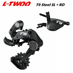 NEW! LTWOO T9 1x11 Speed Two Way Release Composite Plastic Shifter + Stabilize Damping Steel Rear Derailleur 11s