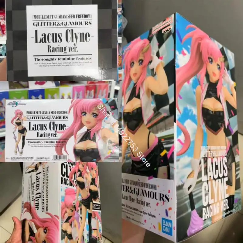 

BANDAI NAMCO BANPRESTO MOBILE SUIT FREEDOM GUNDAM Glitter Glamours Lacus Clyne Racing Ver Figure Model Gifts Original in stock