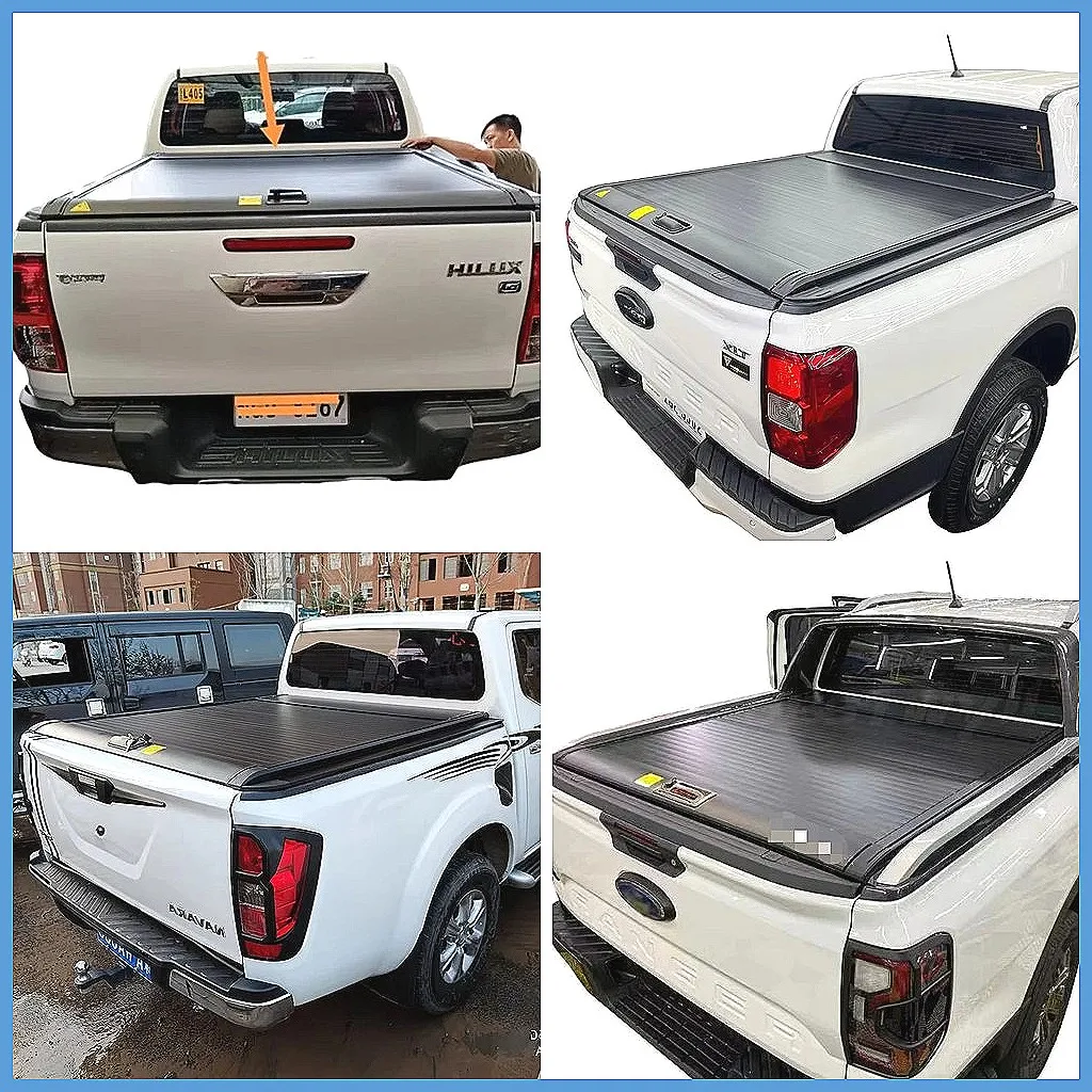 

Waterproof Roll-Up Tonneau Cover for 2005-2022 for Toyota Hilux Vigo Revo Rocco SR TRD