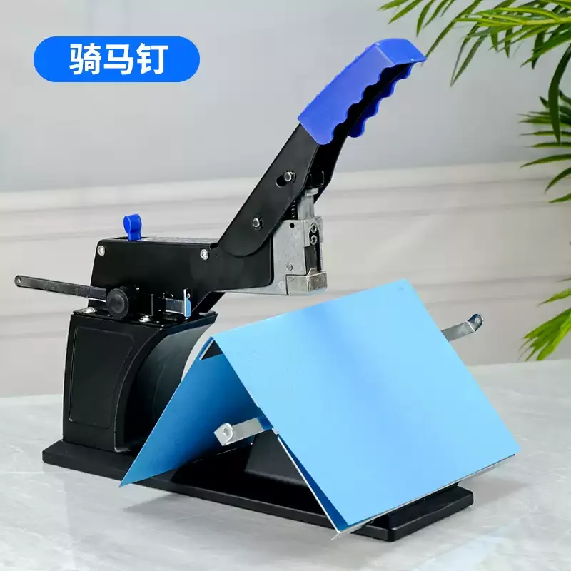 SH-03 Manual Office Supplies Bookbinding Machine a3 Saddle Stitching Stapler/ Flat Staple Binding Machine 60 Pages/80 G Hot Sale view 3