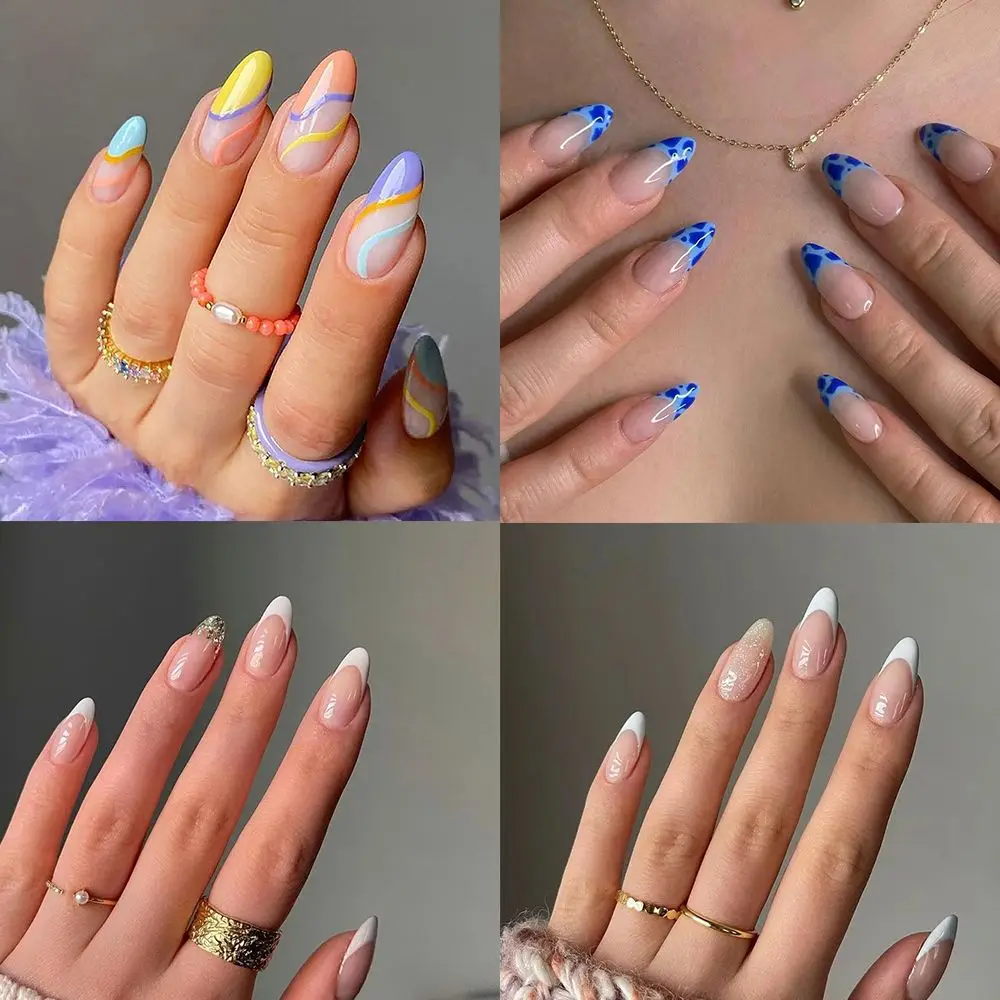 24Pcs/Box Press On … - image