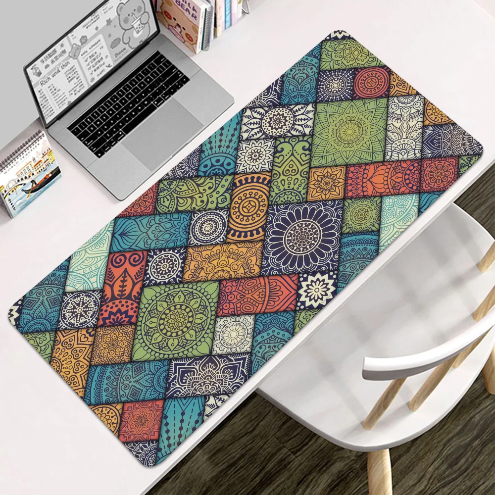 Xxl Mouse Pad Moroccan Pattern 900x400 Gaming Keyboard Gaming Setup Accessories Desktops Computer Mat Gamer Mousepad