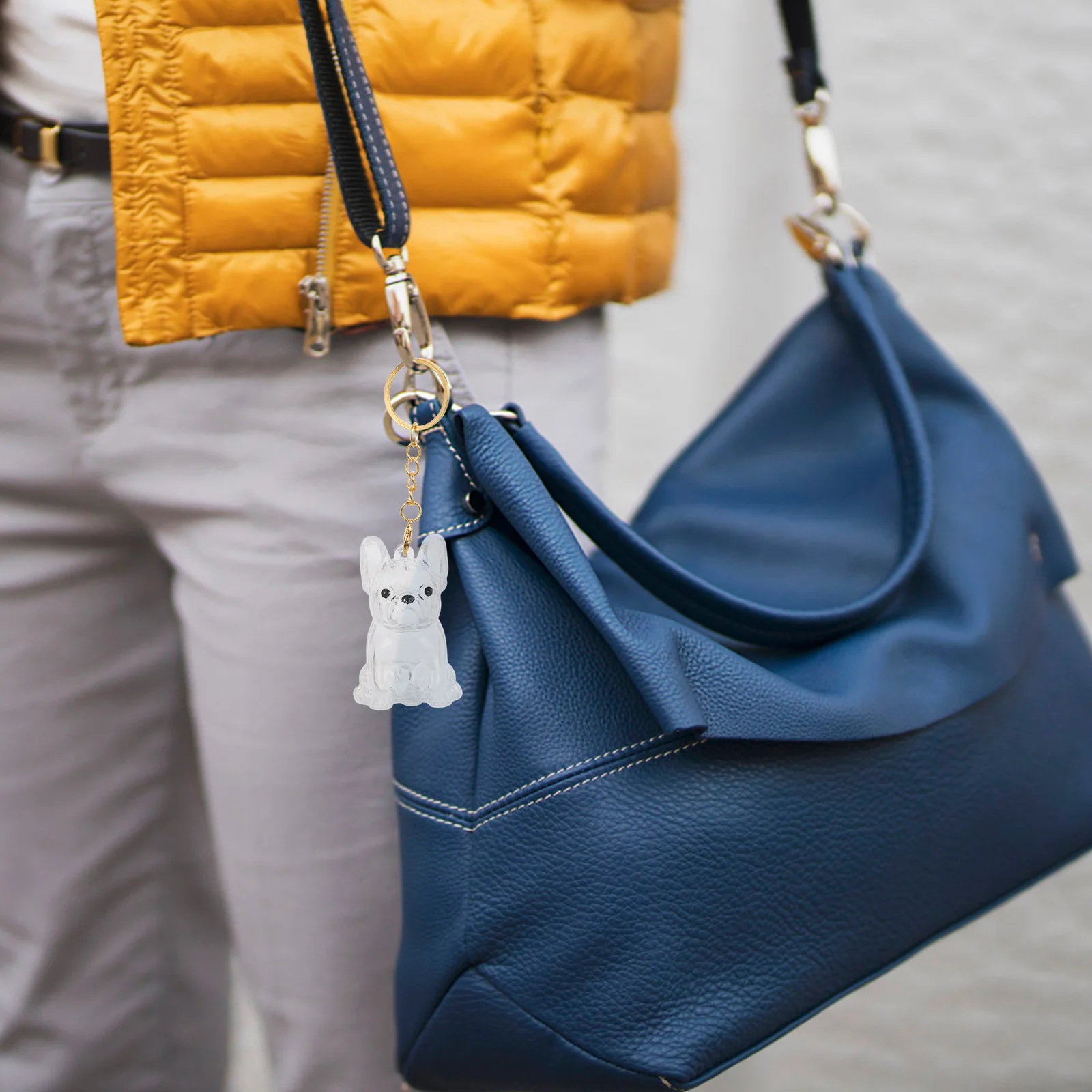 Caja de almacenamiento de pelo de mascota, colgante de llavero de perro transparente para cenizas, joyería de recuerdo, Mini urna, cápsula con dije, recuerdo de viaje, 2 uds.