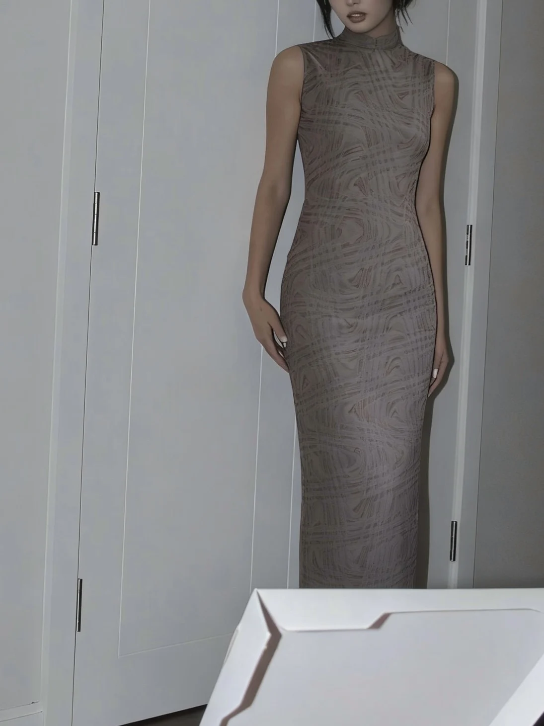 

Вечернее платье Mulan Lou Long с коротким рукавом, на молнии сзади, дышащее, с цветочным принтом, в ретро-стиле, из полиэстера