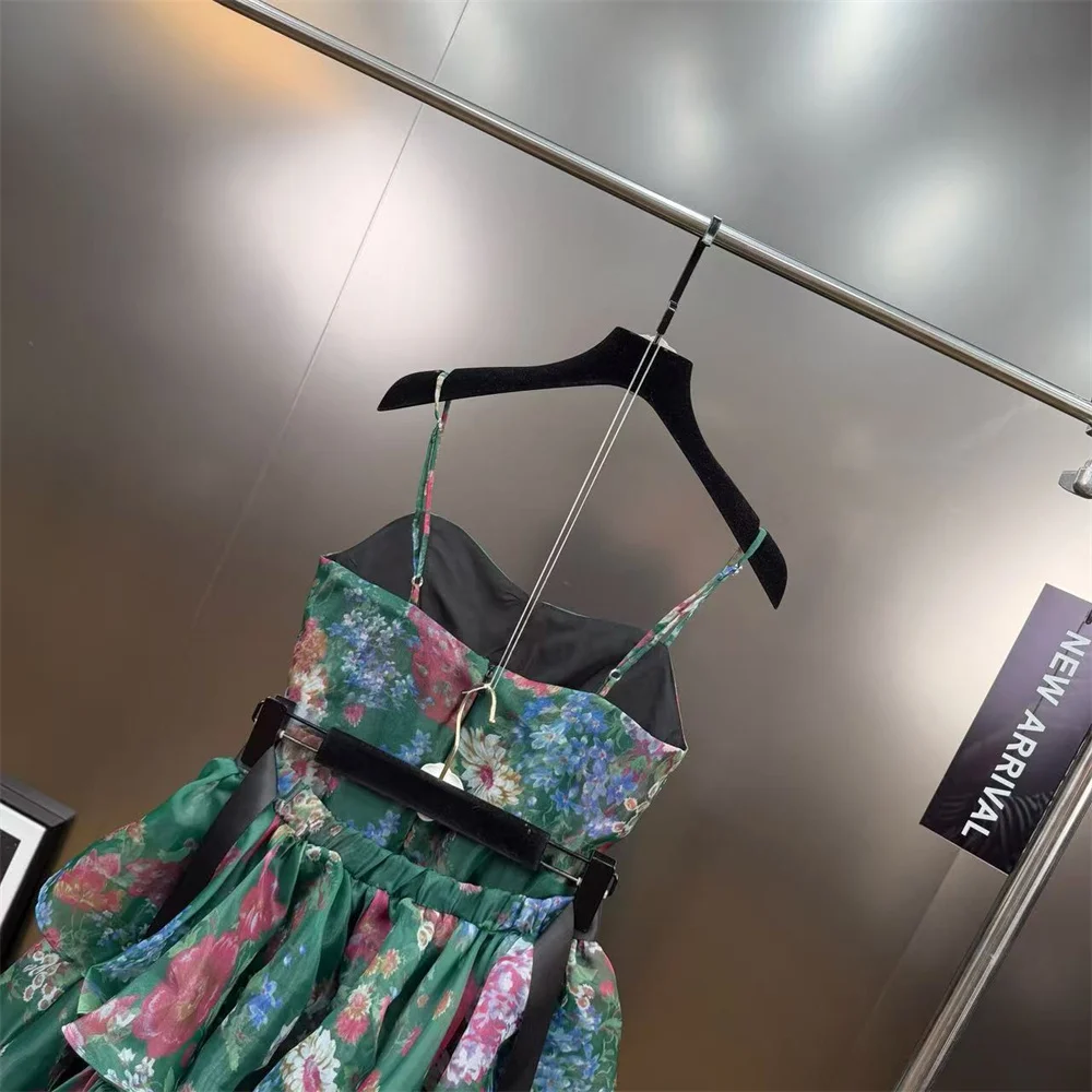 قميص قصير نسائي صيفي 2026 + تنورة طقم مكون من قطعتين، طباعة الأورجانزا، مشد، أنيق، مثير، فستان، Y2K طقم حفلات عصري جديد #6