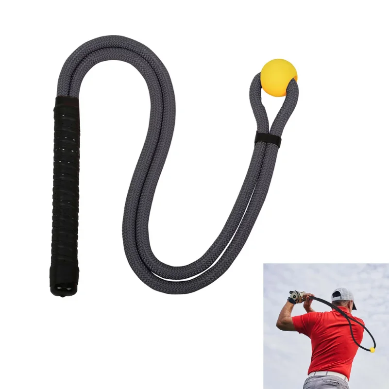 

Golf swing rope trainer beginner friendly grip posture correction rope correction action swing training aid