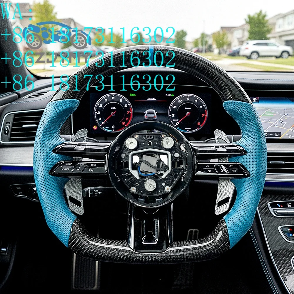 Factory Discounts Carbon Fiber Leather Steering Wheel for  W205 W213 W222 C257 C238 X253 C200 C300 E300 E400 S450 S500 CLS300 GL