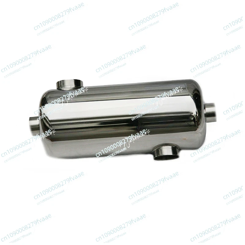 

Swimming pool spa cold and hot water heat exchanger stainless steel three T heat exchanger swimming pool tube heat exchanger