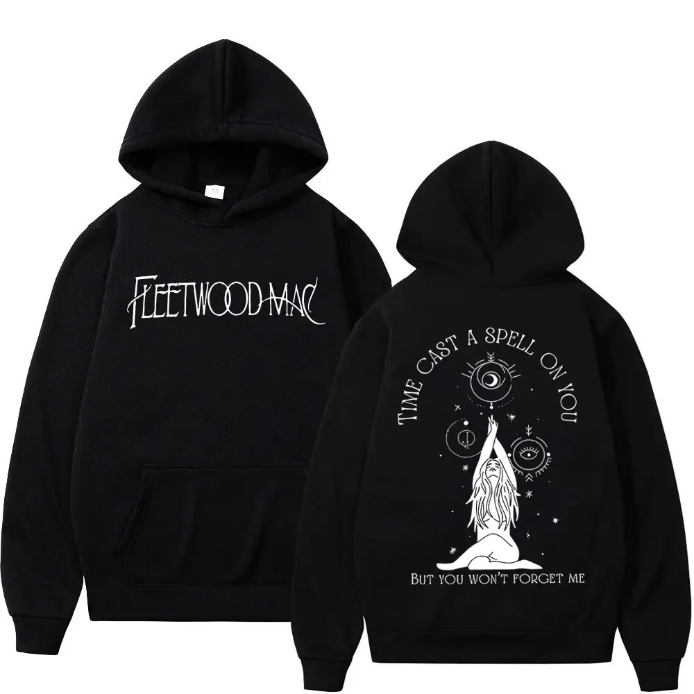

2024 Rock Band Fleetwood Mac Tour Print Hoodie Men Women Harajuku Vintage Hooded Sweatshirts Fashion Casual Oversized Pullovers