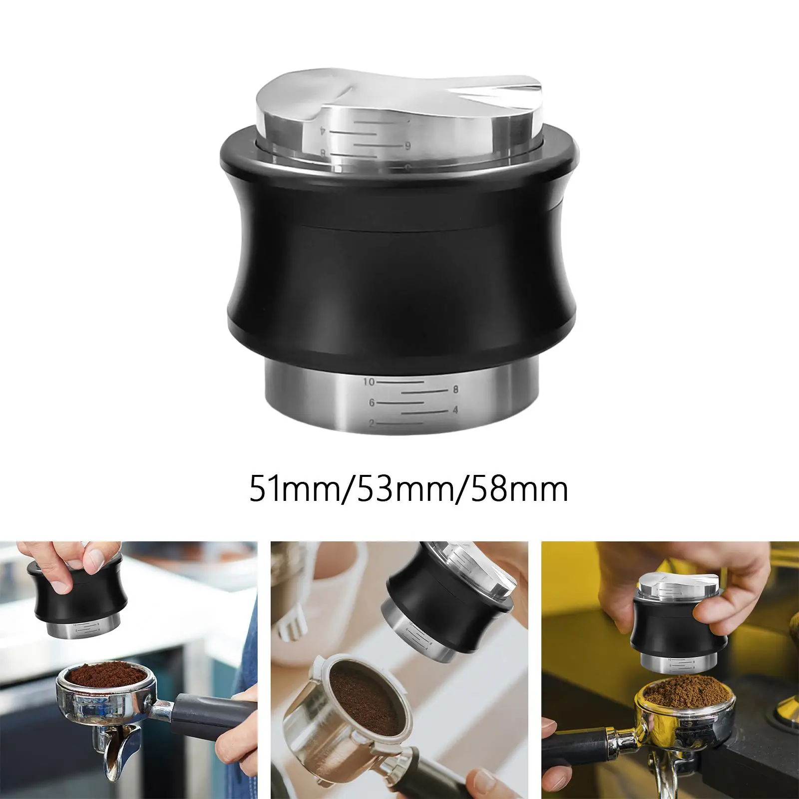 

Espresso Distributor Head Coffee Leveler for Bottomless Portafilter