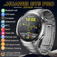 2024 New Original For Huawei GT5 Pro Max Smartwatch Men GPS Track Bluetooth Call NFC Compass IP68 Waterproof Sports Smart Watch