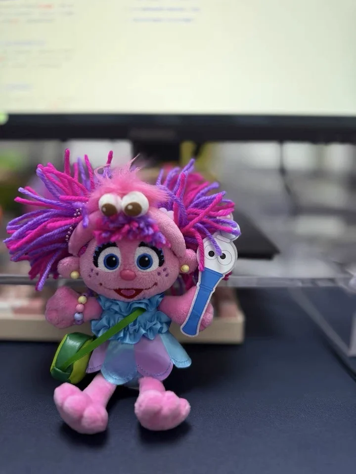 

Японский оригинальный Usj Sesame Abby, рюкзак с лягушкой для маленькой девочки, стильная сумка, подвеска, плюшевая игрушка, брелок, подарок подруге