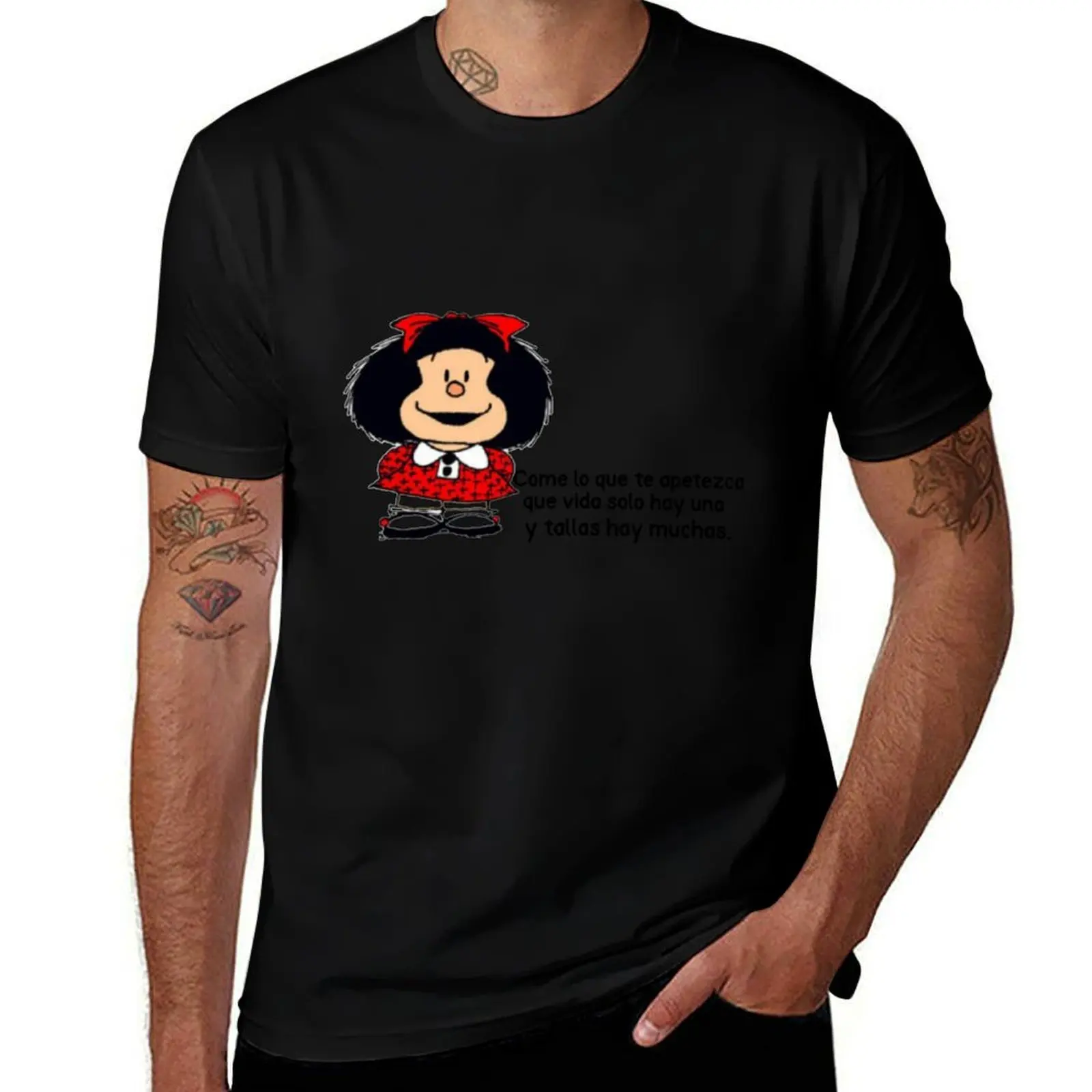 Come lo que te apetezca... que vida solo hay una y tallas hay muchas. T-Shirt Work Daily Short Sleeve Top T-Shirt