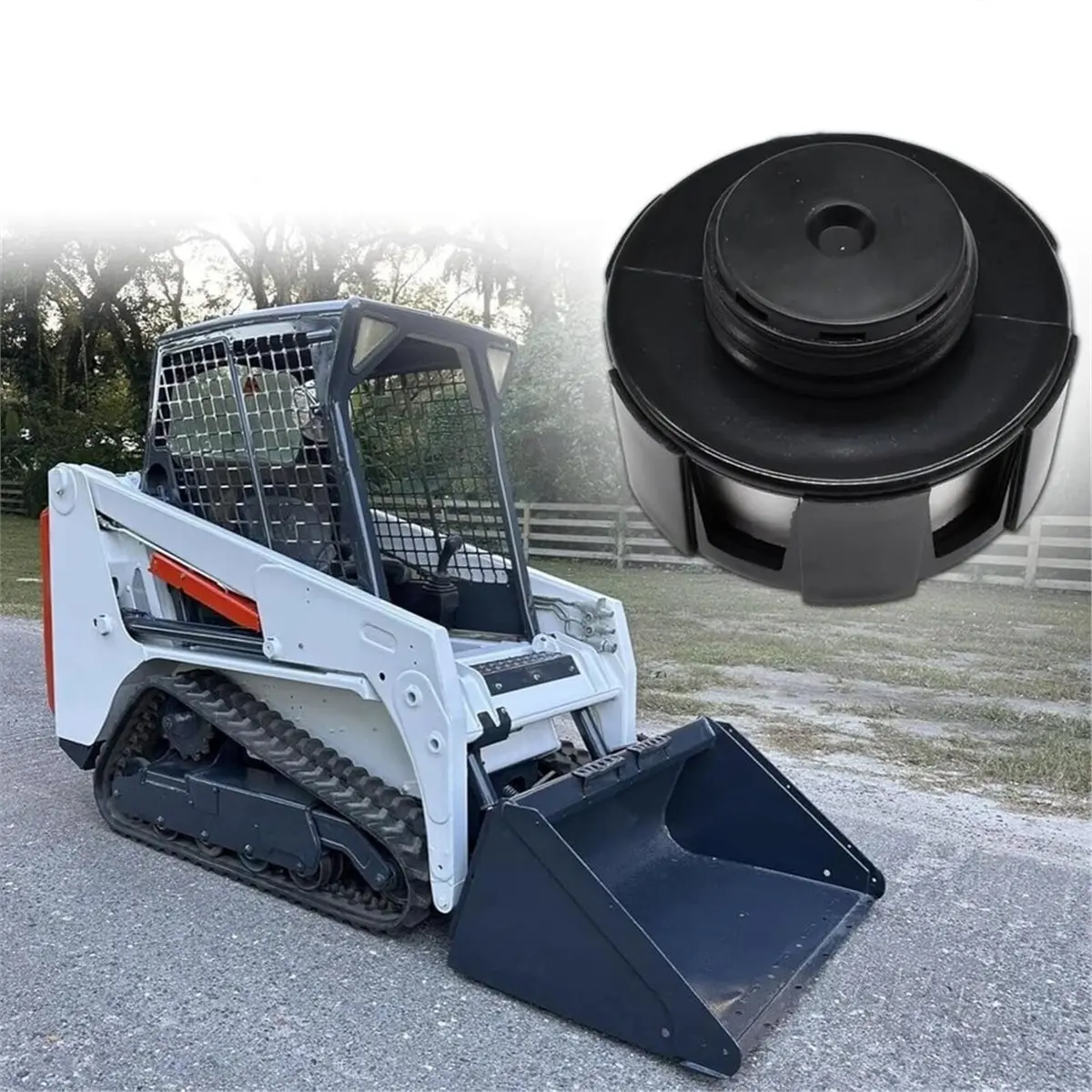 Hydraulic Oil Cap 6727475 Replacement for Compact Excavators 418, E08, E10, E10e, E10z