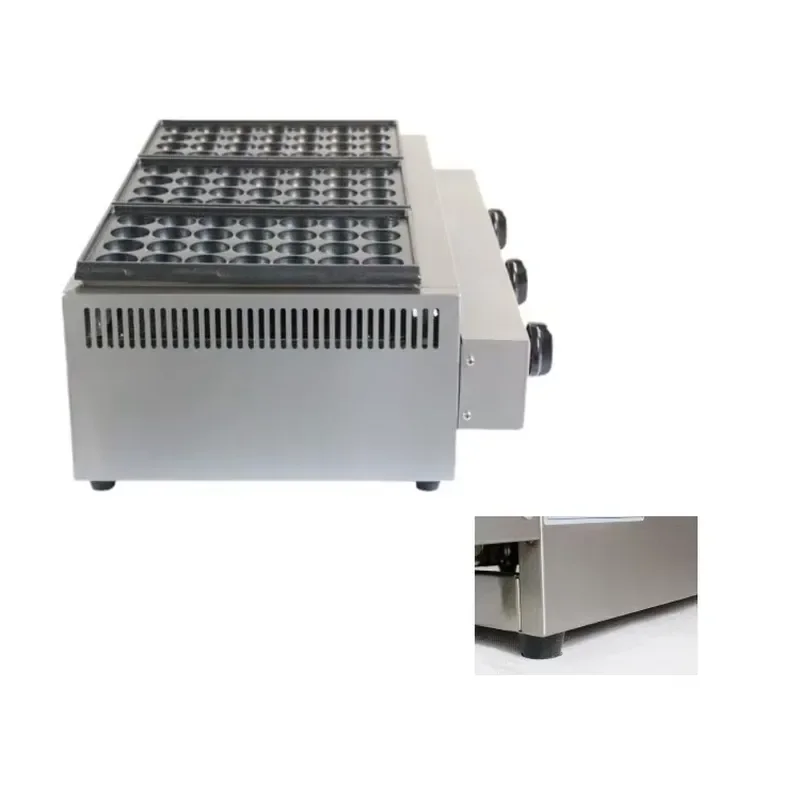 Electric Small Octopus Ball Maker Machine for Takoyaki Production Street Food Stall Commercial Use