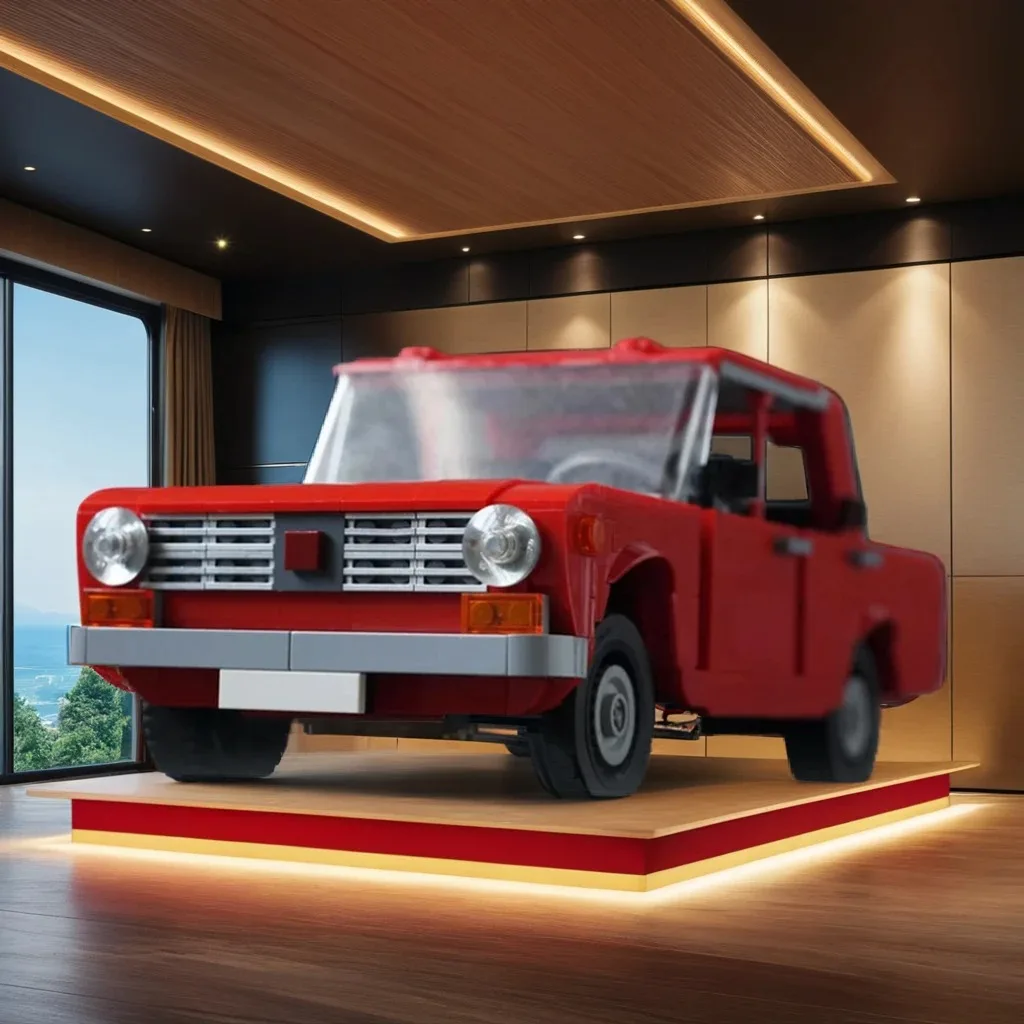 

852pcs MOC Retro Automobile Ladaes 1200 VAZ-2101 Classic Sedan DIY Model Building Blocks Birthday Toys Gift