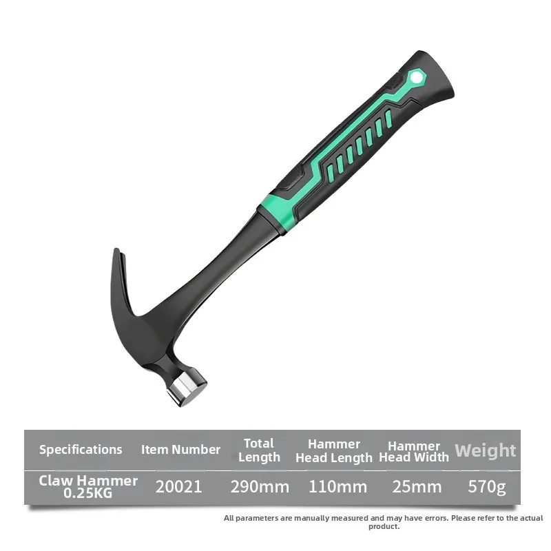 Claw Hammer Tool Geology Hammer For Outdoor Exploration 290mm Magnetic Hammer For Easy Use High Carbon Steel Head