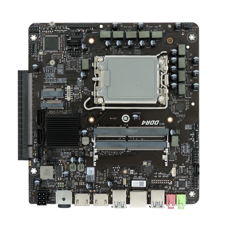 New TH610-P Side Plug Graphics Card itx Main Board 1700 Pins Support 12th 13th Generation processor